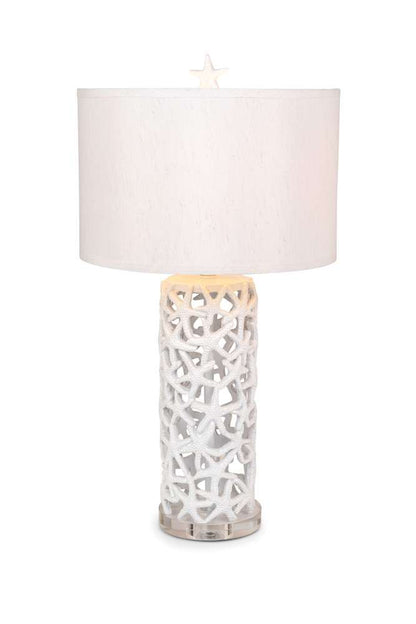 Lux Lighting - Darla 30in Poly Star Table Lamp -Beige, (Set of 2) - LUX-1736-BEIGE veiw 2