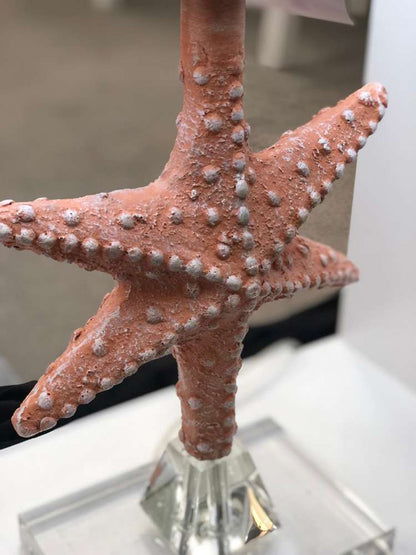 Lux Lighting - Patrick 28in Orange Starfish/Crystal Base, (Set of 2) - LUX-117-ORANGE veiw 3