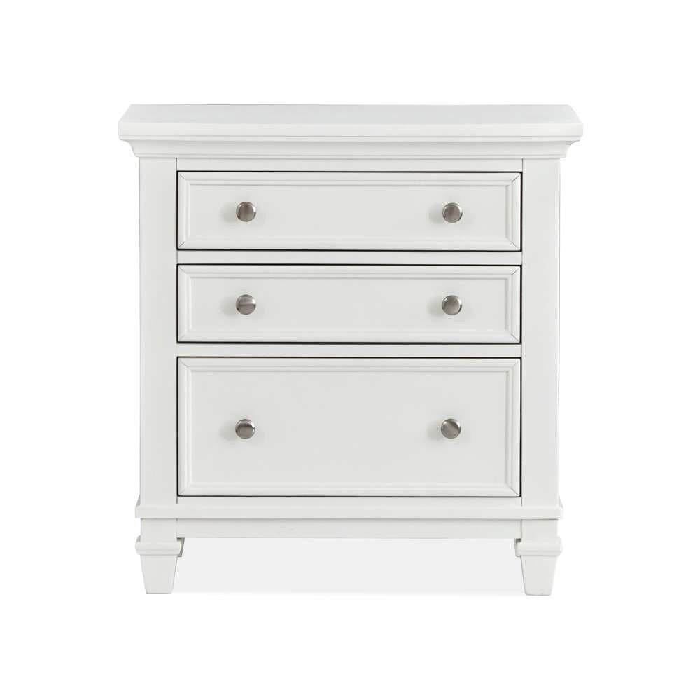 Magnussen - Charleston Drawer Nightstand - White - B5611-01WH veiw 1