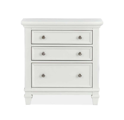 Magnussen - Charleston Drawer Nightstand - White - B5611-01WH veiw 1