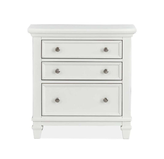 Magnussen - Charleston Drawer Nightstand - White - B5611-01WH veiw 1