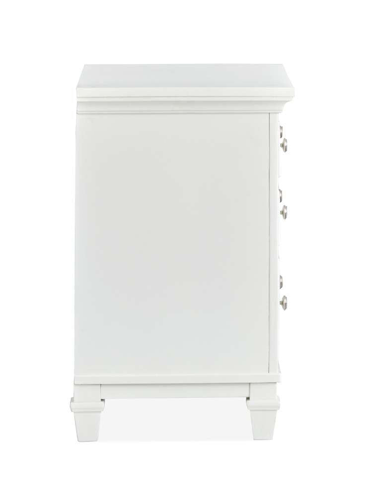 Magnussen - Charleston Drawer Nightstand - White - B5611-01WH veiw 2