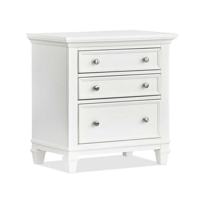 Magnussen - Charleston Drawer Nightstand - White - B5611-01WH veiw 3