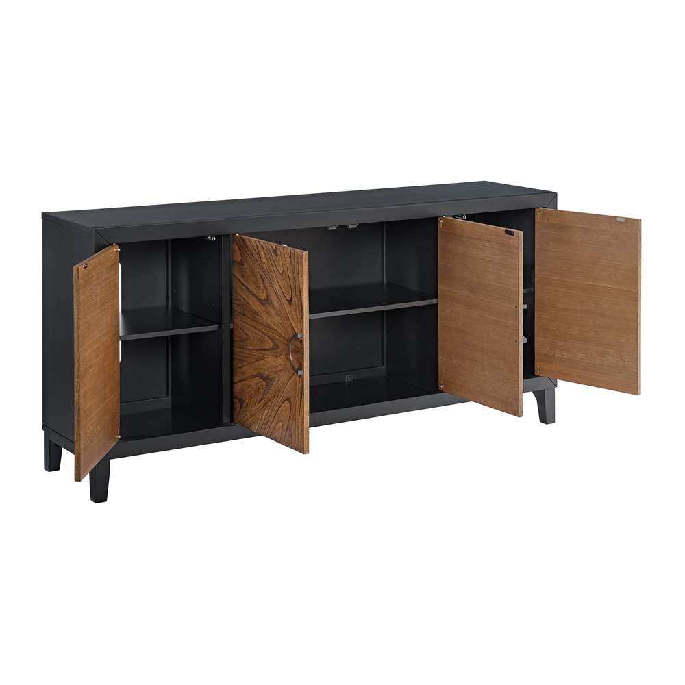 Martin Svensson Home - San Tropez Black and Cinnamon Brown 68-Inch TV Stand - 909332 veiw 3