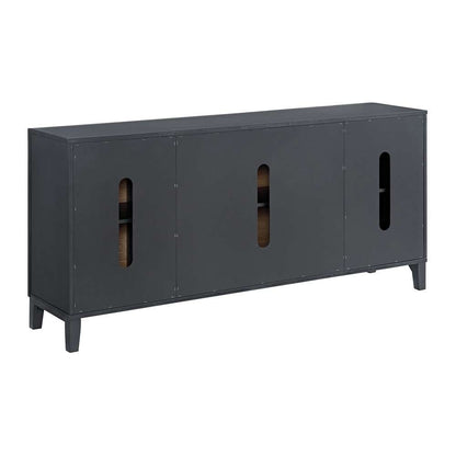 Martin Svensson Home - San Tropez Black and Cinnamon Brown 68-Inch TV Stand - 909332 veiw 4