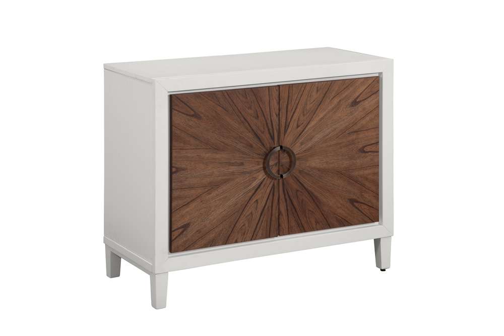 Martin Svensson Home - San Tropez White and Cinnamon Brown Accent Chest - 3901222 veiw 1