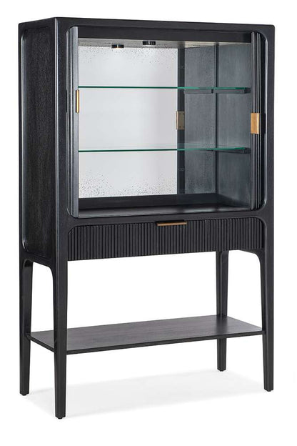 M Furnishings - Archer Tambour Cabinet - Black - M22-50330-99 veiw 2