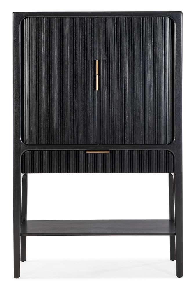 M Furnishings - Archer Tambour Cabinet - Black - M22-50330-99 veiw 4