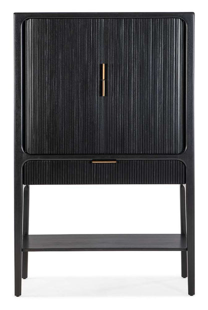 M Furnishings - Archer Tambour Cabinet - Black - M22-50330-99 veiw 4