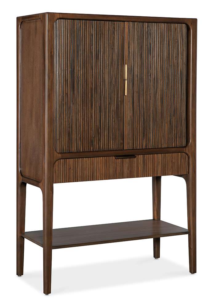 M Furnishings - Archer Tambour Cabinet - Chestnut - M22-50330-85 veiw 1
