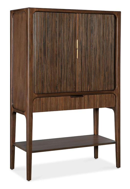 M Furnishings - Archer Tambour Cabinet - Chestnut - M22-50330-85 veiw 1