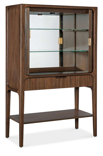 M Furnishings - Archer Tambour Cabinet - Chestnut - M22-50330-85 veiw 2