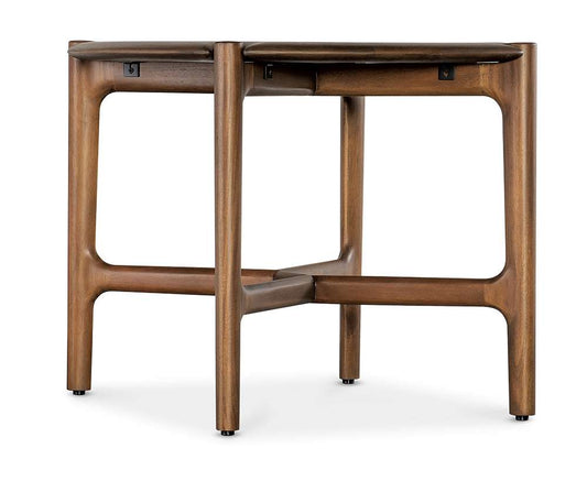 M Furnishings - Harlow Rectangle Side Table - Chestnut - M03-80113-85 veiw 1