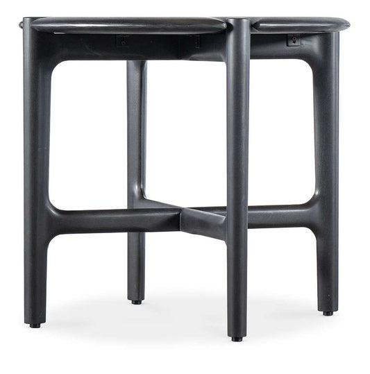 M Furnishings - Harlow Round Side Table - Black - M03-80116-99 veiw 1