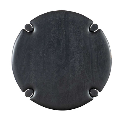 M Furnishings - Harlow Round Side Table - Black - M03-80116-99 veiw 3