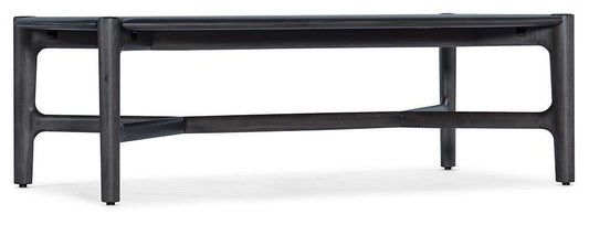 M Furnishings - Harlow Soft Rectangle Coffee Table - Black - M03-80110-99 veiw 1