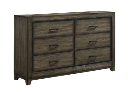 New Classic Furniture - Ashland Mirror-Rustic Brown - B923-060 veiw 1