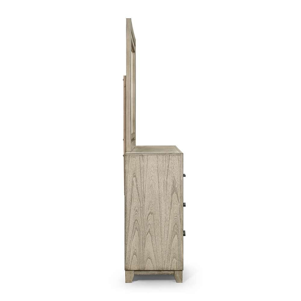 New Classic Furniture - Ashland Mirror-Rustic White - B923W-060 veiw 3
