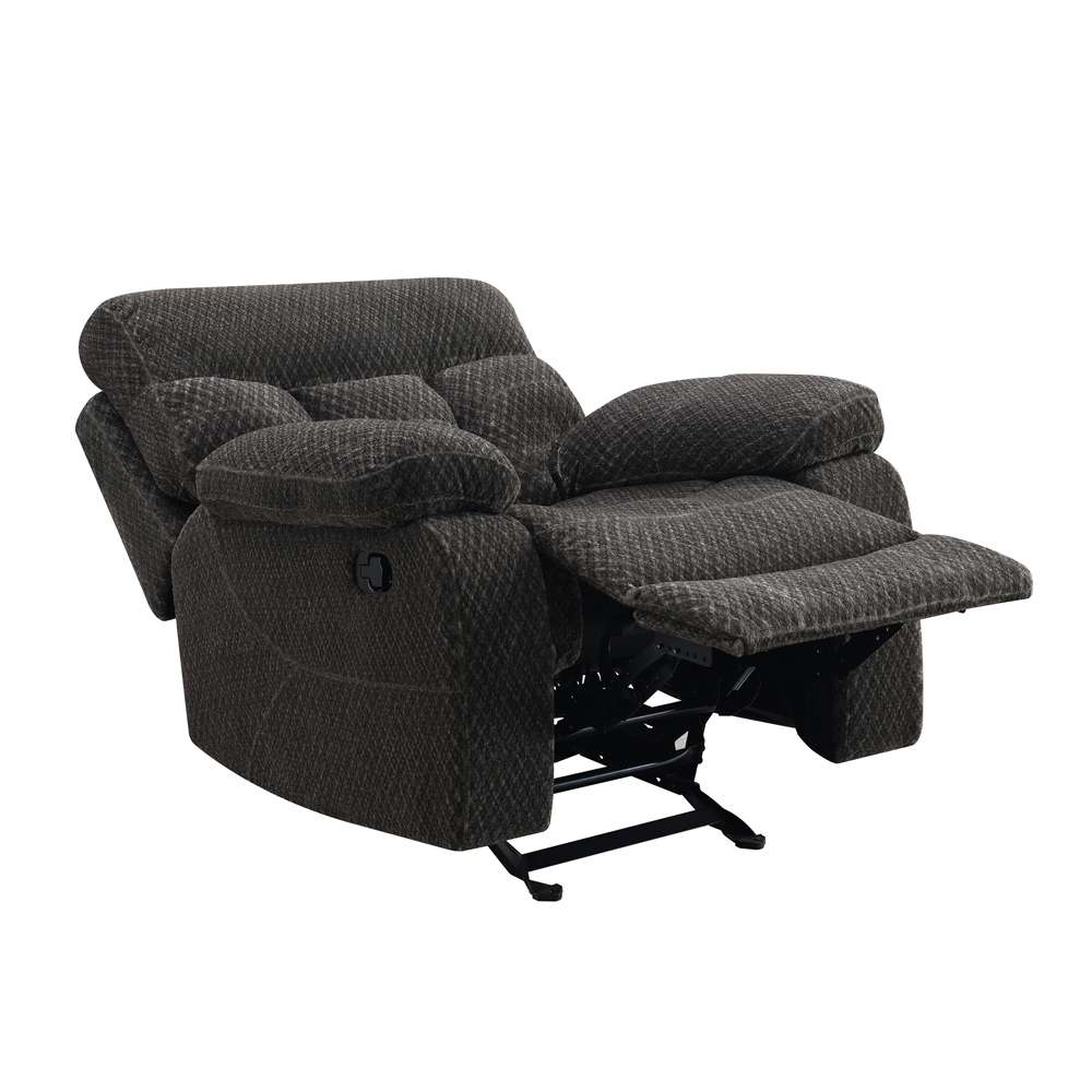 New Classic Furniture - Bravo Glider Recliner-Charcoal - U1165-13-SLP veiw 2