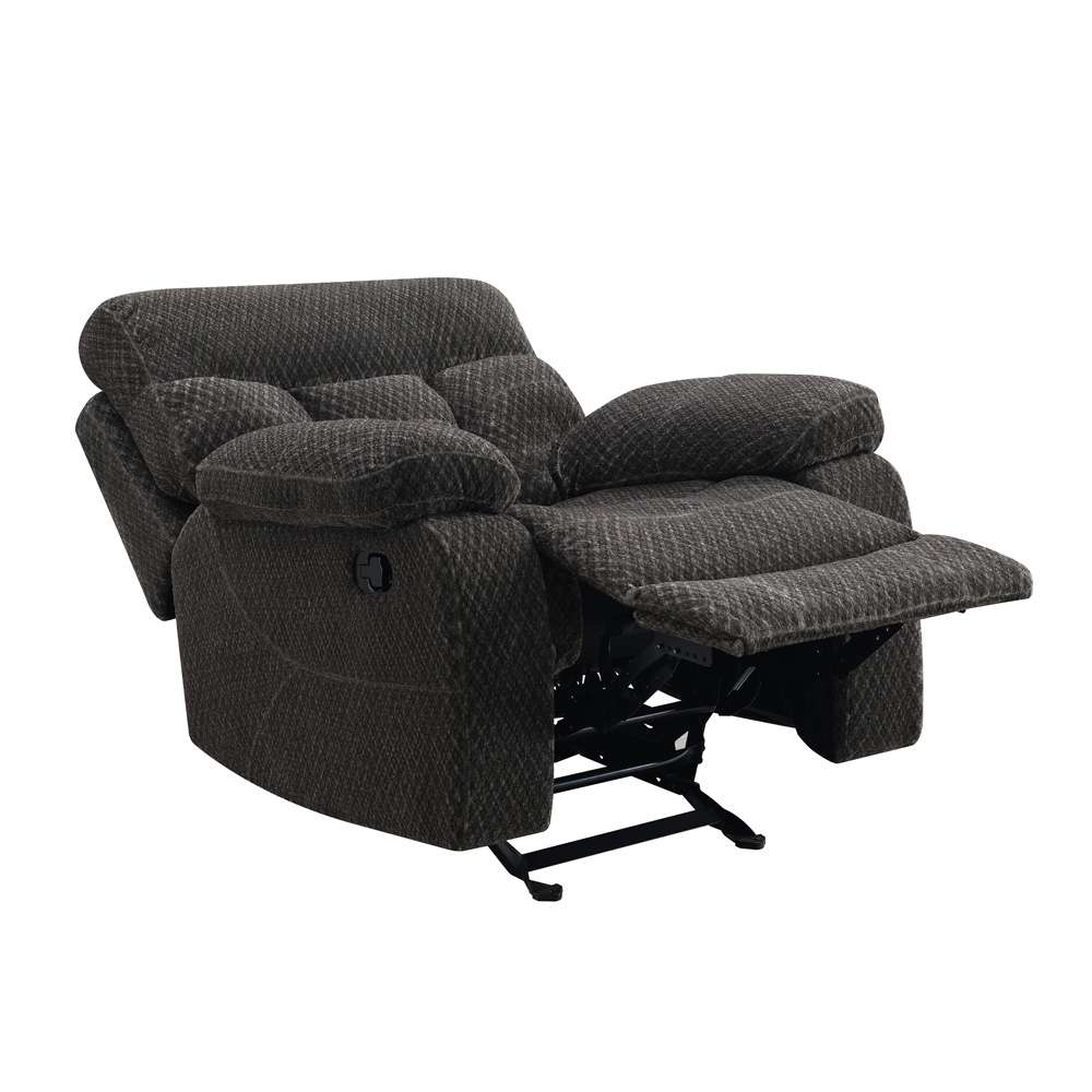 New Classic Furniture - Bravo Glider Recliner-Charcoal - U1165-13-SLP veiw 5