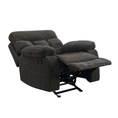 New Classic Furniture - Bravo Glider Recliner-Charcoal - U1165-13-SLP veiw 5