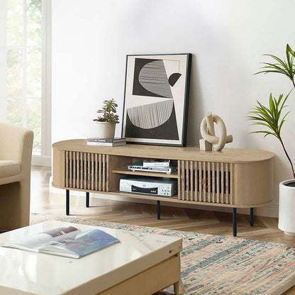 New Classic Furniture - Brax 70in Tv Console-Natural - T3512N-40 veiw 1