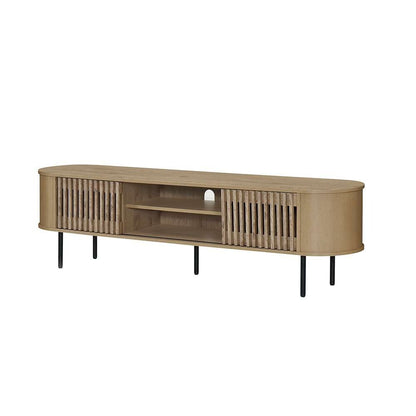 New Classic Furniture - Brax 70in Tv Console-Natural - T3512N-40 veiw 3