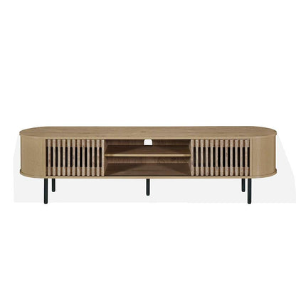 New Classic Furniture - Brax 70in Tv Console-Natural - T3512N-40 veiw 4
