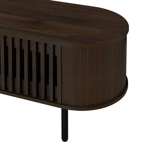 New Classic Furniture - Brax 70in Tv Console-Walnut - T3512W-40 veiw 2