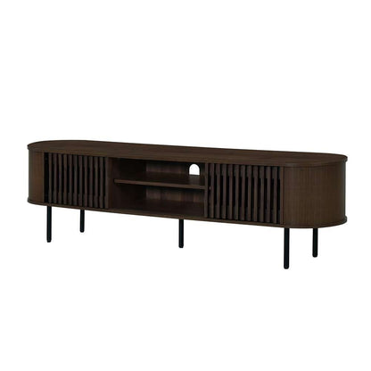 New Classic Furniture - Brax 70in Tv Console-Walnut - T3512W-40 veiw 3