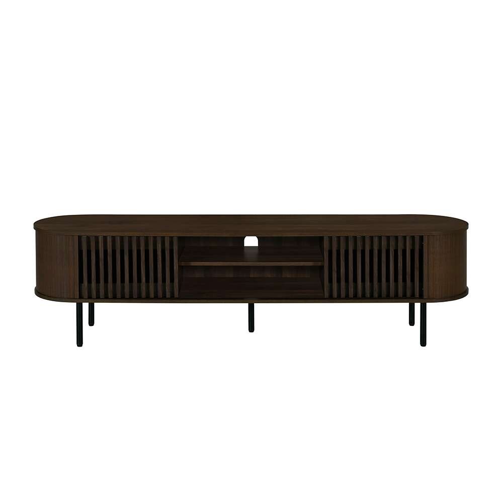 New Classic Furniture - Brax 70in Tv Console-Walnut - T3512W-40 veiw 4