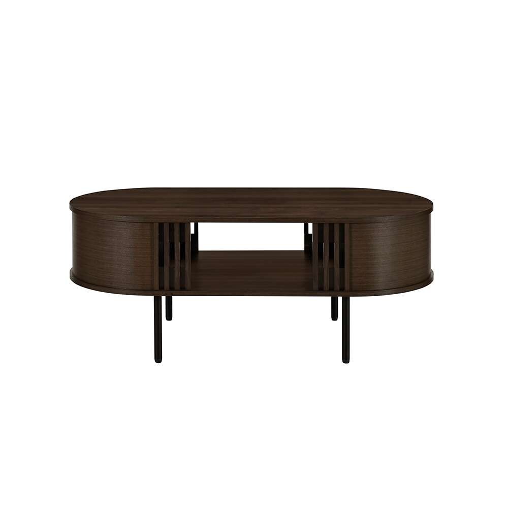 New Classic Furniture - Brax Cocktail Table-Walnut - T3512W-10 veiw 4