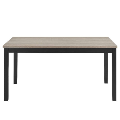 New Classic Furniture - Daphne 5 Pc Natural 60in Dining Set W/Natural Chairs - D1606-60S-NAT veiw 4