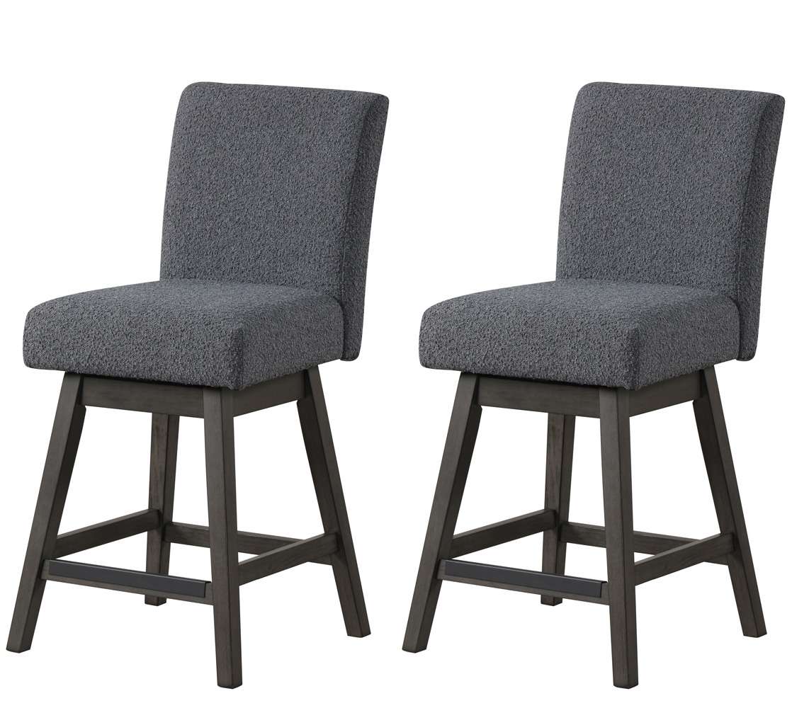 New Classic Furniture - High Line Swivel Counter Chair (Set of 2) -Gray - D4125-28-GRY veiw 1