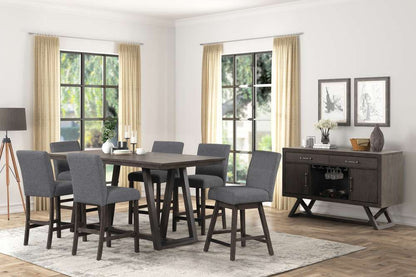New Classic Furniture - High Line Swivel Counter Chair (Set of 2) -Gray - D4125-28-GRY veiw 2