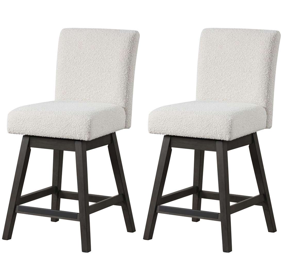 New Classic Furniture - High Line Swivel Counter Chair (Set of 2) -White - D4125-28-WHT veiw 1