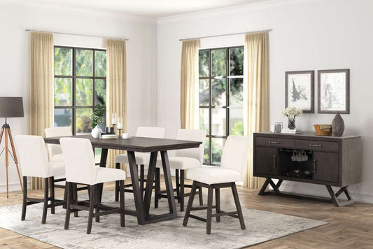 New Classic Furniture - High Line Swivel Counter Chair (Set of 2) -White - D4125-28-WHT veiw 2