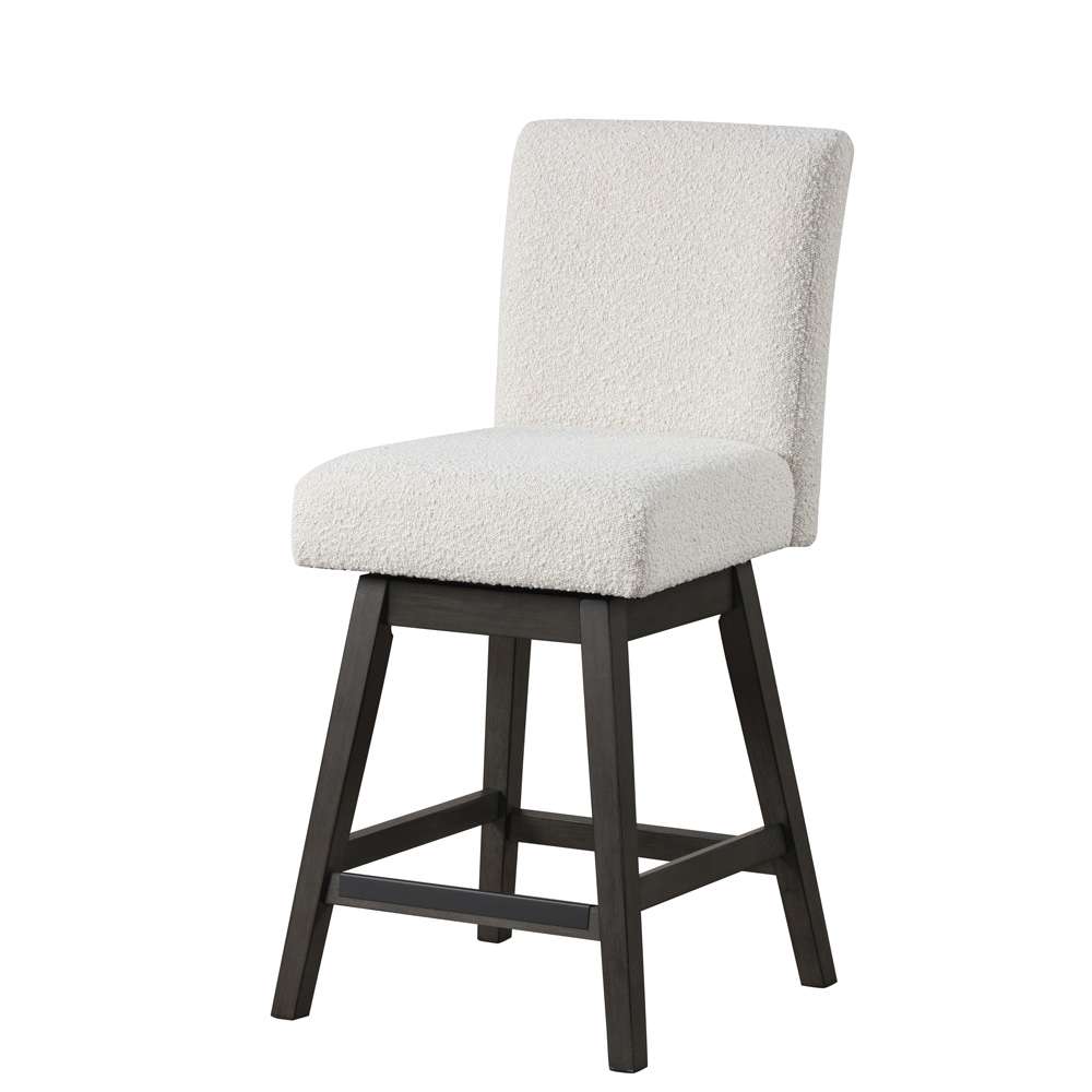 New Classic Furniture - High Line Swivel Counter Chair (Set of 2) -White - D4125-28-WHT veiw 3