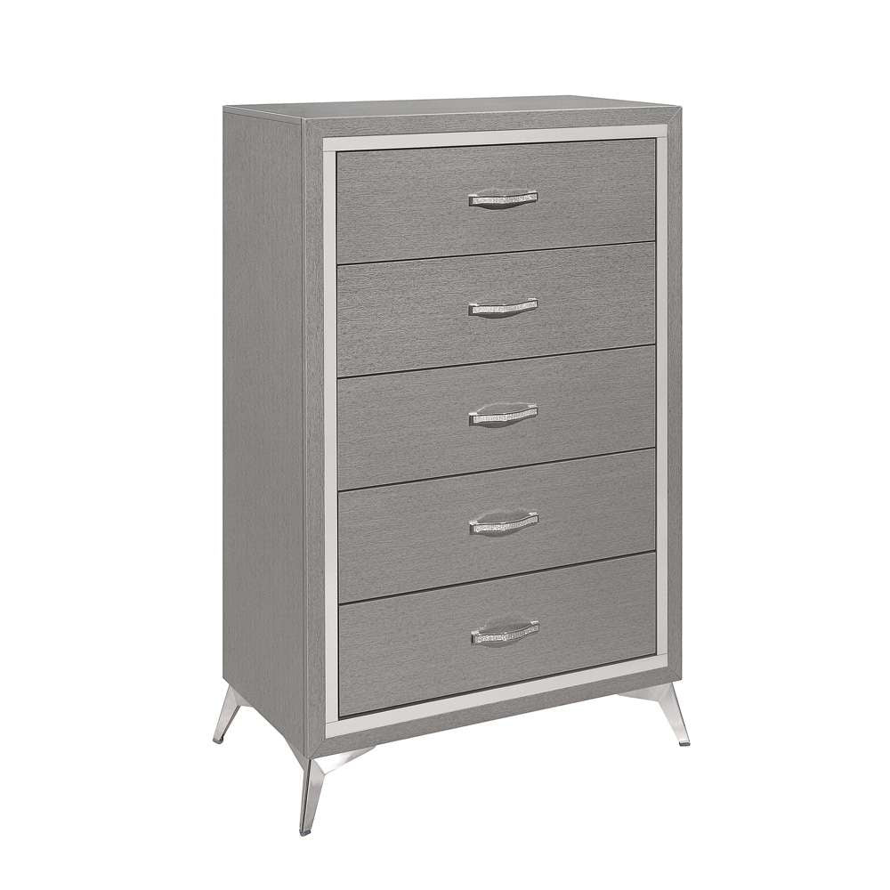 New Classic Furniture - Huxley Chest-Gray - B3365G-070 veiw 2
