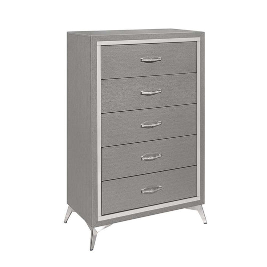 New Classic Furniture - Huxley Chest-Gray - B3365G-070 veiw 2