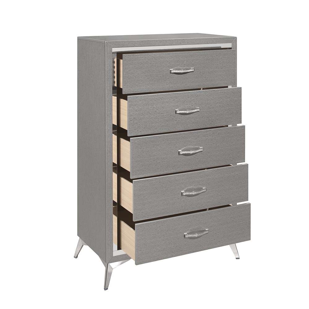 New Classic Furniture - Huxley Chest-Gray - B3365G-070 veiw 5