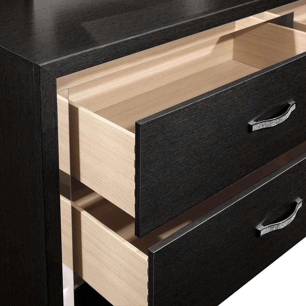 New Classic Furniture - Huxley Dresser-Black - B3365-050 veiw 5