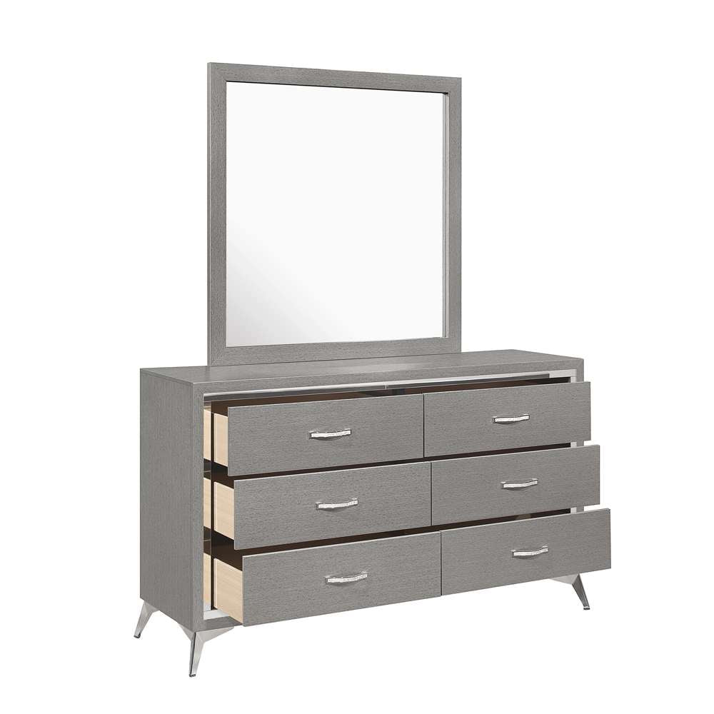 New Classic Furniture - Huxley Dresser-Gray - B3365G-050 veiw 3