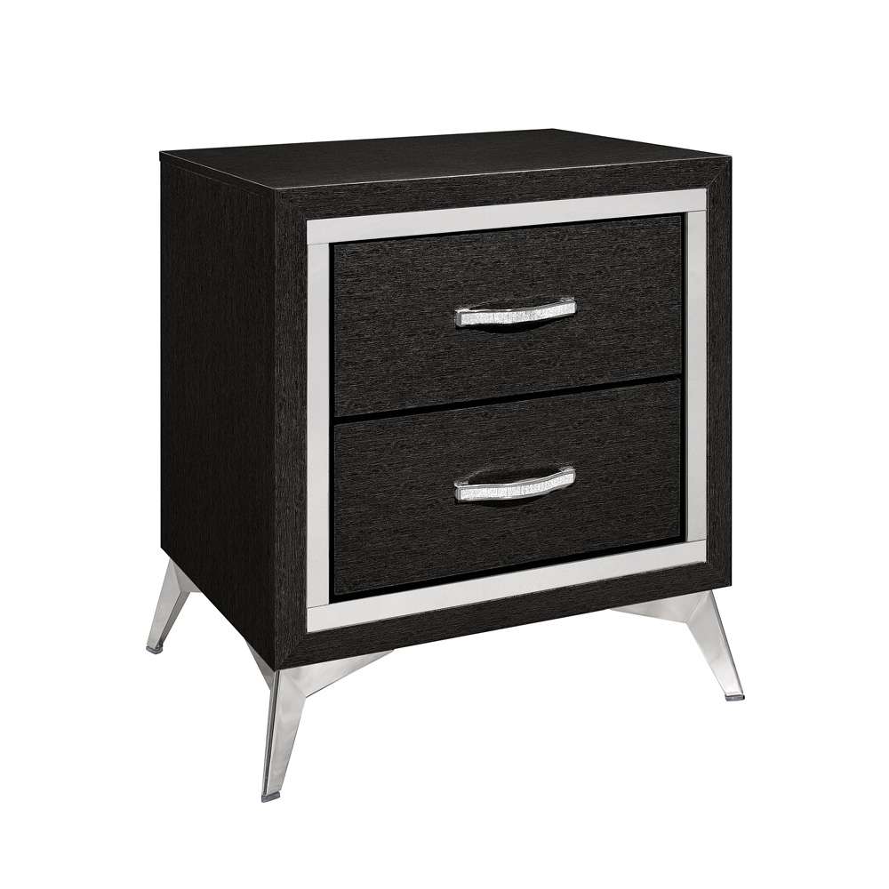 New Classic Furniture - Huxley Nightstand-Black - B3365-040 veiw 1
