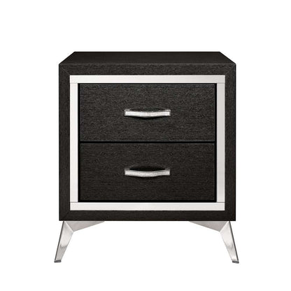 New Classic Furniture - Huxley Nightstand-Black - B3365-040 veiw 3