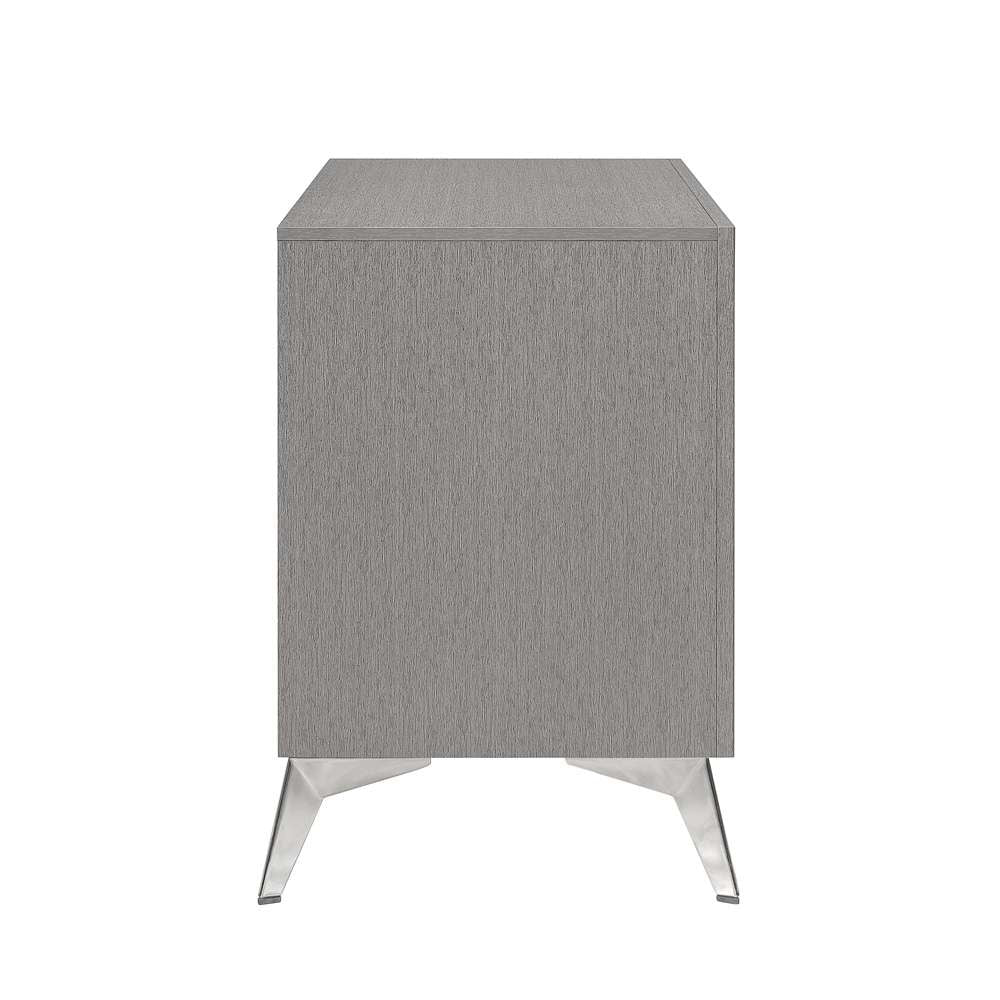 New Classic Furniture - Huxley Nightstand-Gray - B3365G-040 veiw 4
