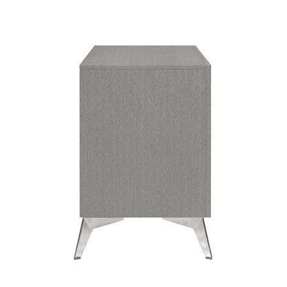 New Classic Furniture - Huxley Nightstand-Gray - B3365G-040 veiw 4