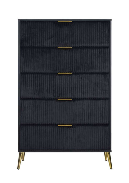 New Classic Furniture - Kailani Chest- Black - B4378K-070 veiw 1
