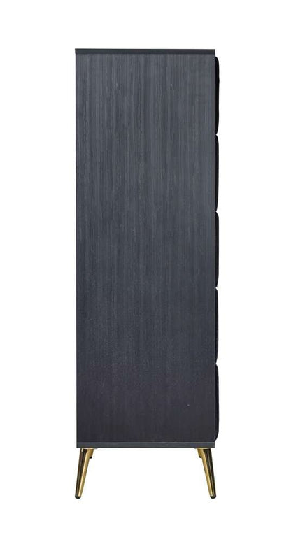 New Classic Furniture - Kailani Chest- Black - B4378K-070 veiw 3