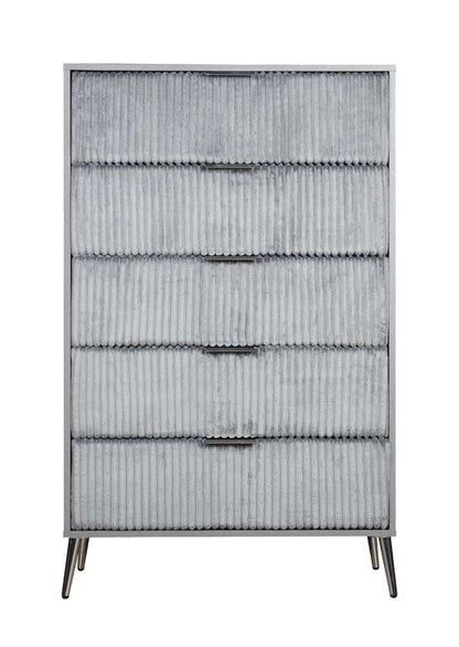 New Classic Furniture - Kailani Chest- Gray - B4378G-070 veiw 3